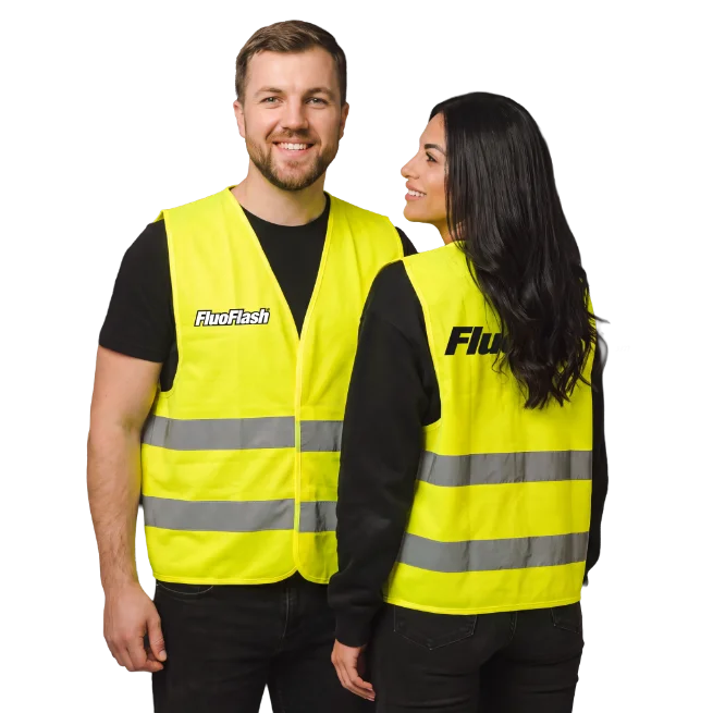Gilets fluos personnalisés